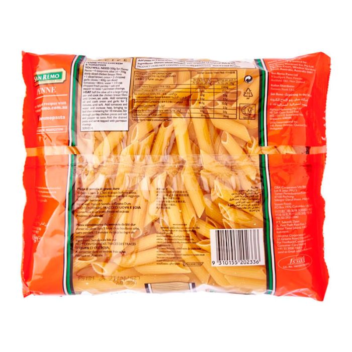 San Remo Penne Rigate No18