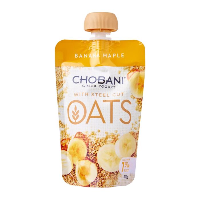 Chobani ბანანის ნეკერჩხლის ტომარა შვრია