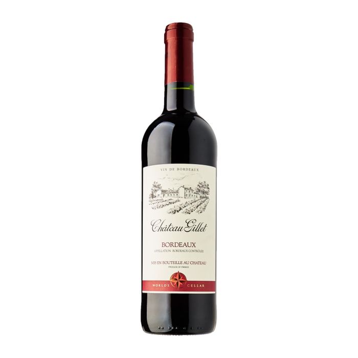 World's Cellar Chateau Gillet Bordeaux წითელი ღვინო